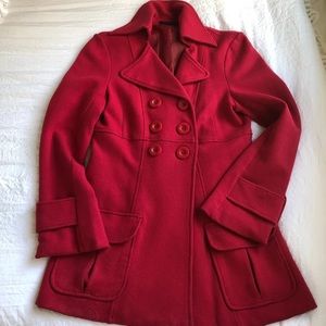 Red Peacoat